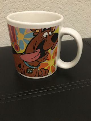 Vintage 1998 Scooby Doo Ceramic Coffee Mug - Cartoon Network