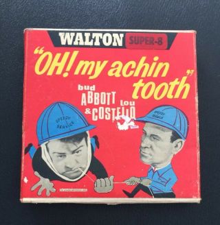 Vintage Abbott & Costello B&w 8 Projector 8mm A Walton Film