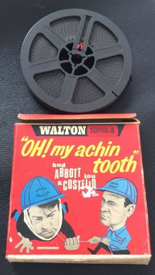 Vintage Abbott & Costello B&W 8 Projector 8mm A Walton Film 2