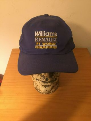 Vintage Retro Williams Renault World Champions Baseball Cap