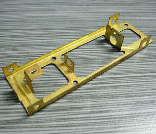 Slot Car Unknown Maker Brass Chassis Vintage 1/32 Scale
