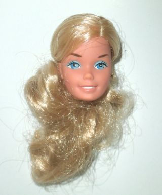 Vintage 1977 Superstar Barbie Head Only Xlnt