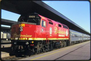 Osld Railroad Slide Budweiser Bowl Tailgate Train Via 6424 Ottawa On 11/05