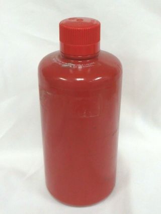 Vintage 32 Oz Old School Red Nalgene Stove Fuel Bottle Bwca – No Logo