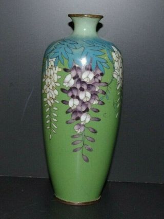 Magnificent Antique Japanese Cloisonne Vase Meiji Period 19th Century