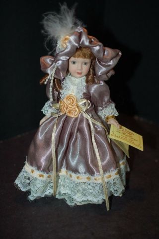 Vintage 1950s French Doll " Les Poupees De Mado La Belle Epoque " W/stand And Tag