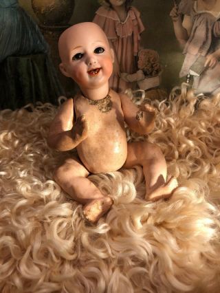 Sweet Antique German Laughing Heubach Baby Doll