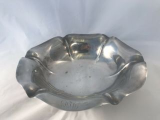 Dominick & Haff Sterling Silver Footed Bowl 12 " By,  Salem Pattern Heavy - 909 Gm