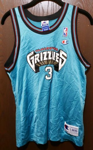 Teal Shareef Abdur Rahim Vancouver Grizzlies 3 Basketball Jersey Youth Large