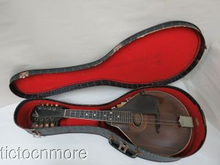 Vintage Gibson " The Gibson " 8 String Mandolin Guitar & Case