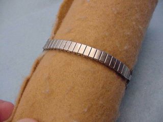 Vintage Sterling Coral & Turquoise Watch Band 3