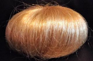 Vintage Doll Wig Wiglet Cap Blonde Hair Small Sized Wig (wig Only)
