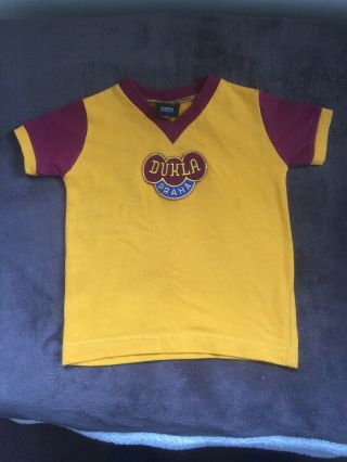 Dukla Prague Praha Vintage Retro Childs 18 - 24 Months Football Soccer Shirt