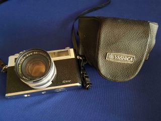 Vintage Yashica Tl Electro Gsn Slr 35mm Film Camera Japan