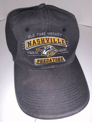 Old Time Hockey Nashville Predators One Size Fits All Hat Vintage Classic