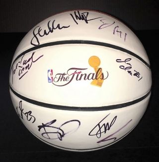 2015 Golden State Warriors Team Signed Autographed Nba Finals Basketball