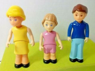 Vintage Little Tikes Dollhouse Family Dad Mom Daughter People Figures