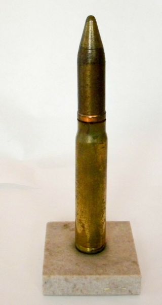 Vintage Trench Art Lighter,  Made From Large Caliber Bullet,  Nr