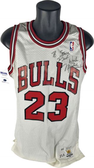 Michael Jordan Signed Autographed Game Worn 1988 Jersey Mears 10 Beckett