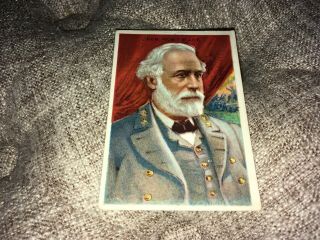 1911 T68 Robert E.  Lee Heroes Of History Royal Bengals Tobacco Card