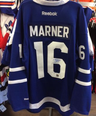 Mitch Marner Signed Toronto Maple Leafs Reebok Rookie Home Jersey Nhl Hockey