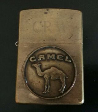 Zippo Camel Joe 1992 (60th Anniversary) Brass Lighter - Initials " Crw "
