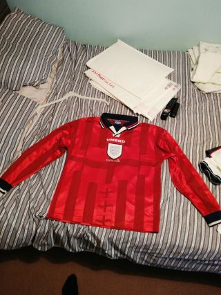 Vintage England 1997 Away Shirt