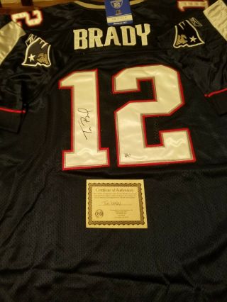 Tom Brady Signed Autograph Jersey Osm Verified Authentic Auto Size 60