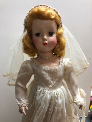 17” Antique Vintage Arranbee R&b Nanette Bride Wedding Dress All S