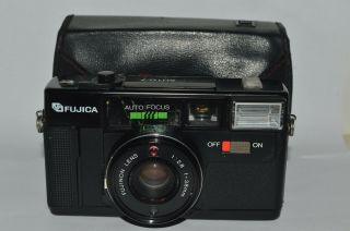 Vintage Fujica Auto - 7 Film Camera 35mm 1:2.  8 38mm Fujinon Lens As - Is