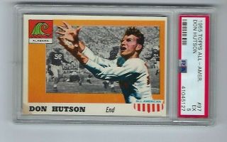 1955 Topps Football 97 Don Hutson Psa 5 Ex