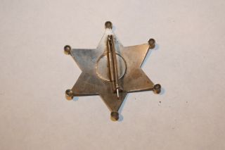 Obsolete Antique City Marshal Badge Colorado J.  P.  Cooke Co. 3