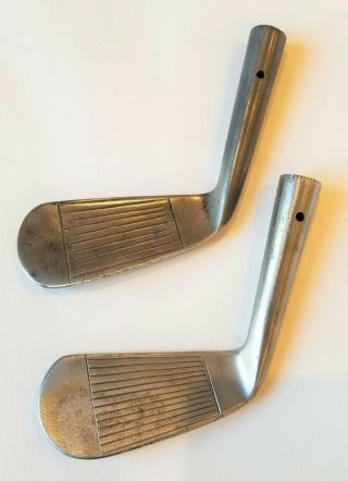 Antique Hickory Golf; Tom Stewart Iron Heads For Shafting; Lines; Vintage Golf