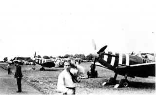 Spitfires 310 Sqn Operation Jubilee Markings At Redhill - Private Photo