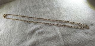 Vintage 9ct Yellow Gold Chain - 15 Inches - 3.  1 Grams