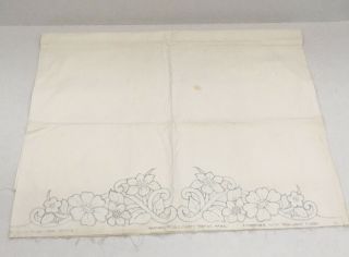 Vintage Paragon Needle Craft Embroidery Pillow Case Pillow Tubing No.  0716