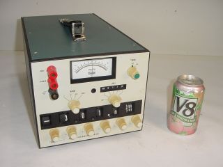 Vintage Fluke 895a Dc Differential Electrical Voltmeter 1 - 1000 Tvm Multi - Range