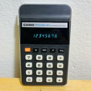 Vintage Retro Casio Personal M - 1 Calculator Great