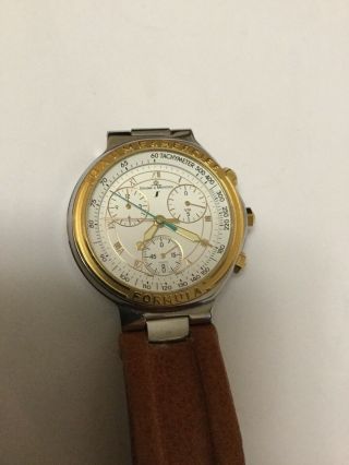 Vintage Baume Mercier Sports Chronograph Rare Formula 1 Limited Edition Watch 2