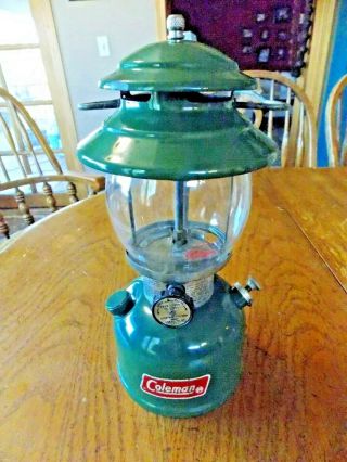 Vintage 1980 Green Coleman 200a Lantern Near Wow