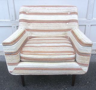 Cool Vintage Mid Century Danish Modern Lounge Chair Designer 1950s 60s