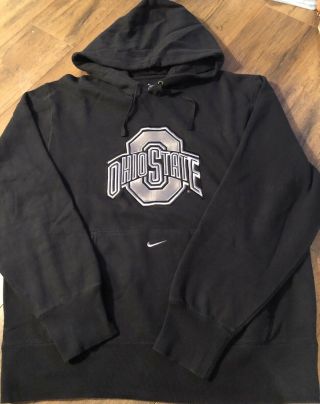 Nike Osu Ohio State Buckeyes Pullover Hoodie Men 