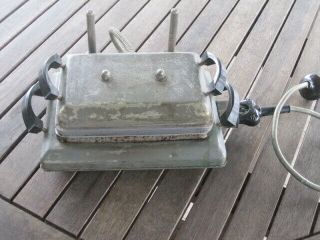 Antique/vintage Early Electric Compression Sandwich Toaster 240v Suit Museum? Nr