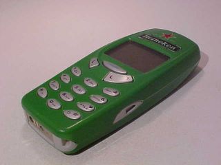 Vintage Nokia 3310 Heineken Cellular Mobile Phone Minor Traces Collectable