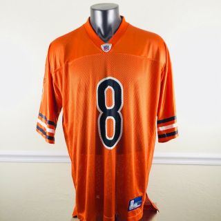 Chicago Bears Nfl Equipment Reebok Size Xl Jersey Football Shirt 8 Orange