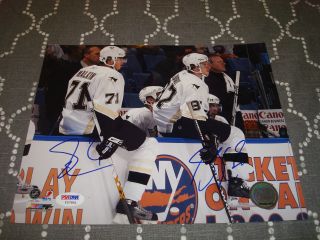 Sidney Crosby & Evgeni Malkin Pittsburgh Penguins Signed 8x10 Photo Psa/dna Loa