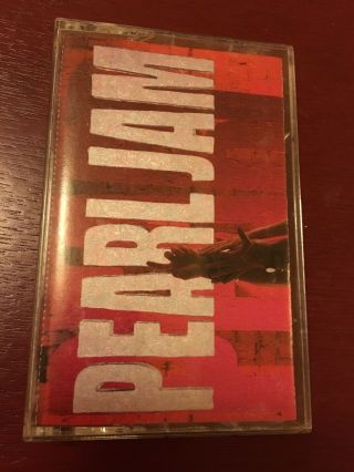 Pearl Jam - Ten - Cassette Tape (1991 Epic Records,  Vintage Grunge)