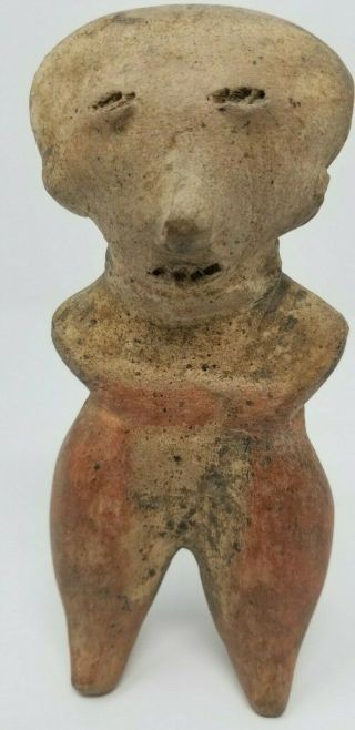 Bahia Ecuador Pre - Columbian Figure Ancient Ecuadorian Statue 6 Inches