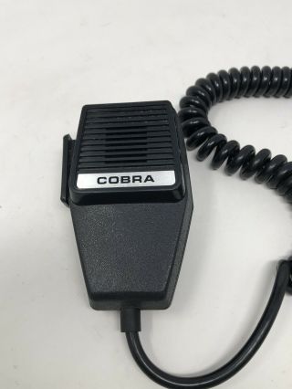 Cobra Dynamic Cb Microphone Mic 4 Pin Vintage 6000 Hms