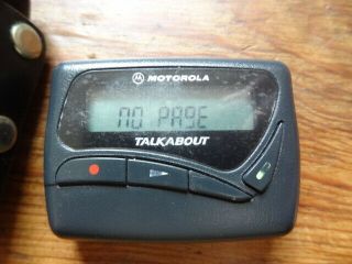 Vintage Tiny Motorola Talkabout Battery Operated Pager A05NYB5811AA - 2